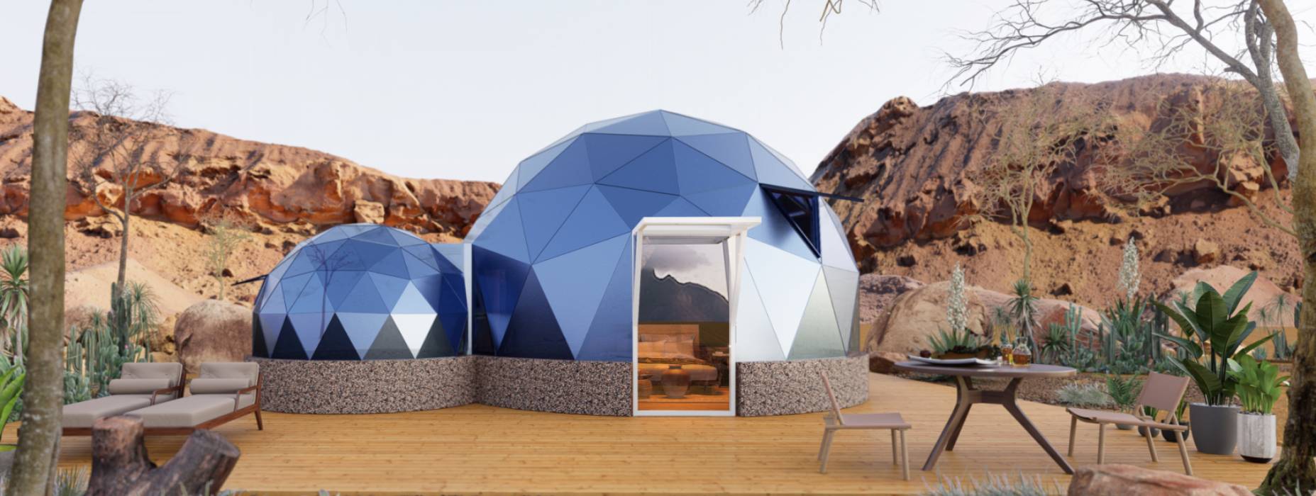 当涂县球形智能光伏玻璃星空房